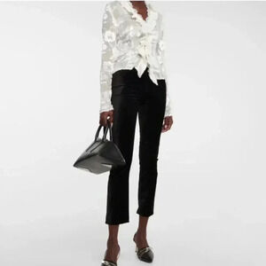 Citizens of Humanity Jolene Velvet Slim Crop Pant Jeans size 26